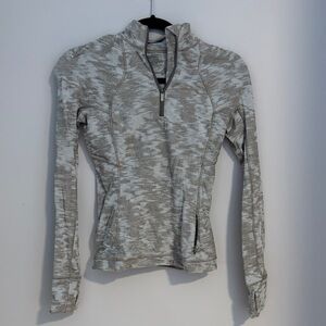 lululemon athletica Gray Patterned Women's Hoodie